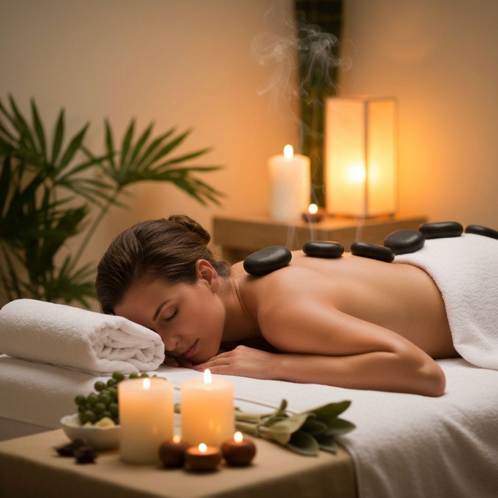 Hot Stone Treatment treatment at Seabreeze Coastal